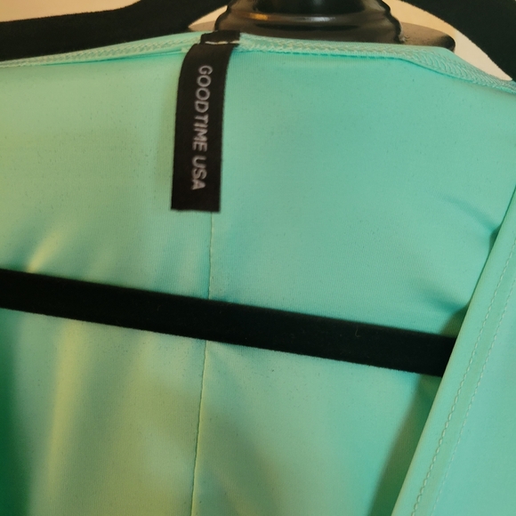 Good Time USA Aqua Blue Fringe Dress - Picture 2 of 3